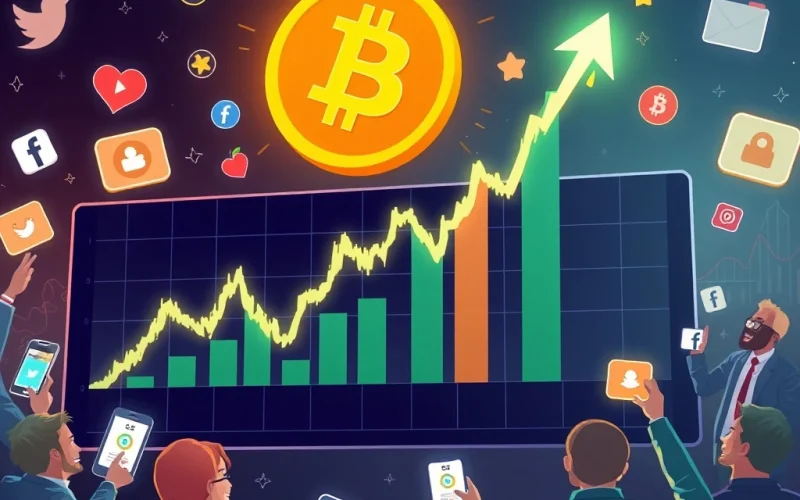 Bitcoin price surge with Crypto Fear & Greed Index reaching 74