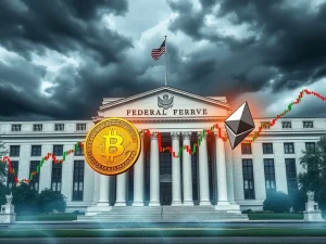 Bitcoin price crashing after Federal Reserve rate decision