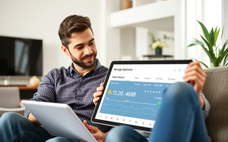 Young couple reviewing Bitcoin and Ethereum for mortgage eligibility