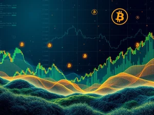 Chart illustrating Sharplink Gaming's surge and mixed crypto stock performance, reflecting today's Bitcoin news.