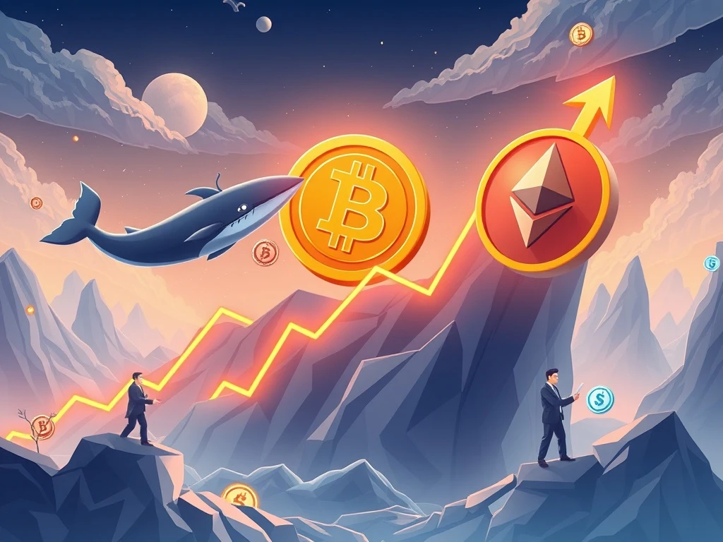 Bitcoin news today showing bullish market trends with whale activity and new investors