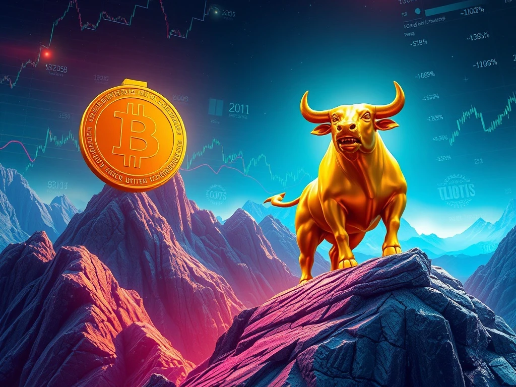 A chart showing Bitcoin price and open interest surging, reflecting a strong bullish Bitcoin Price market trend.