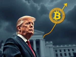 Jerome Powell stands firm, cementing Fed independence against Donald Trump's demands, symbolizing Bitcoin's resilient rise.