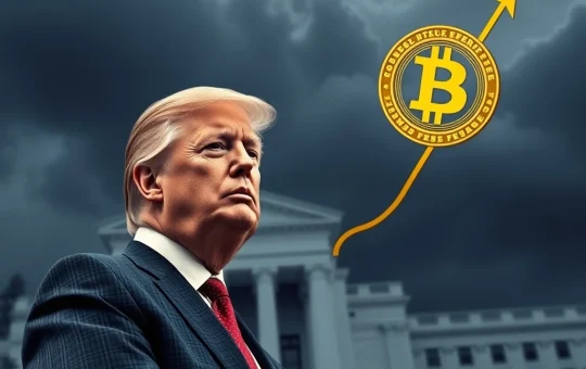 Jerome Powell stands firm, cementing Fed independence against Donald Trump's demands, symbolizing Bitcoin's resilient rise.