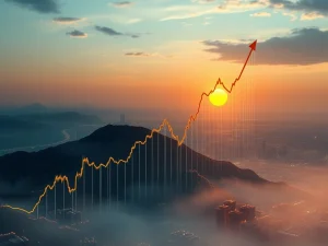 A visual representation of Bitcoin's price trajectory, highlighting the critical $110,000 support level and the potential for a significant Bitcoin rally.