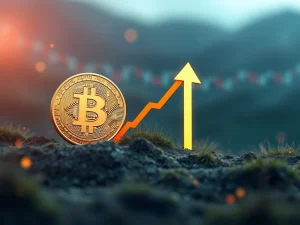A visual representation of Bitcoin price consolidation, highlighting the potential for an upcoming Bitcoin breakout.