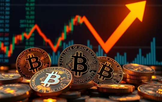 A visual metaphor for reactivated dormant Bitcoin impacting the market, symbolizing the recent Bitcoin price dip.