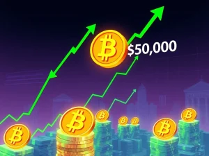 A chart illustrating Bitcoin's price trajectory towards a $130K target, supported by robust institutional Bitcoin ETF inflows.