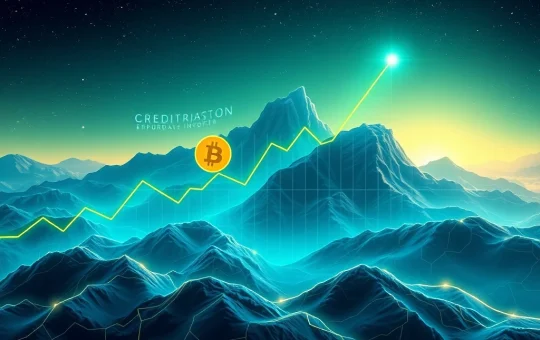 Visualizing the crypto market's future, showing strong growth for Bitcoin and Ethereum based on 2025 Bitcoin price prediction.