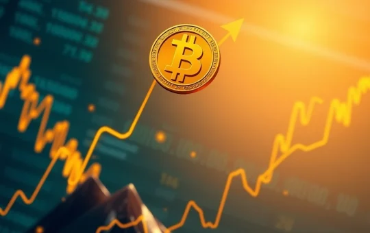 A visual representation of Bitcoin's impressive Q4 rally, showing its price surging towards new highs, reflecting optimistic Bitcoin price predictions.