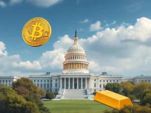 Visualizing the Bitcoin price surge as the U.S. establishes a strategic reserve, symbolizing a new era of digital asset integration.