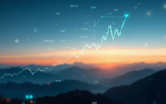 A cryptocurrency chart illustrating Bitcoin price resilience after a temporary dip, signaling a continued uptrend.