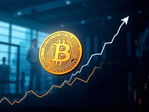 Chart showing Bitcoin price stability supported by institutional accumulation, indicating robust long-term Bitcoin value.