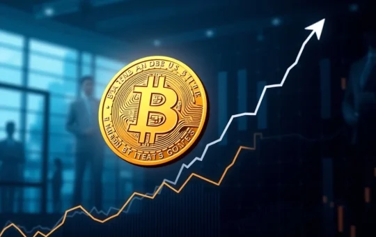 Chart showing Bitcoin price stability supported by institutional accumulation, indicating robust long-term Bitcoin value.