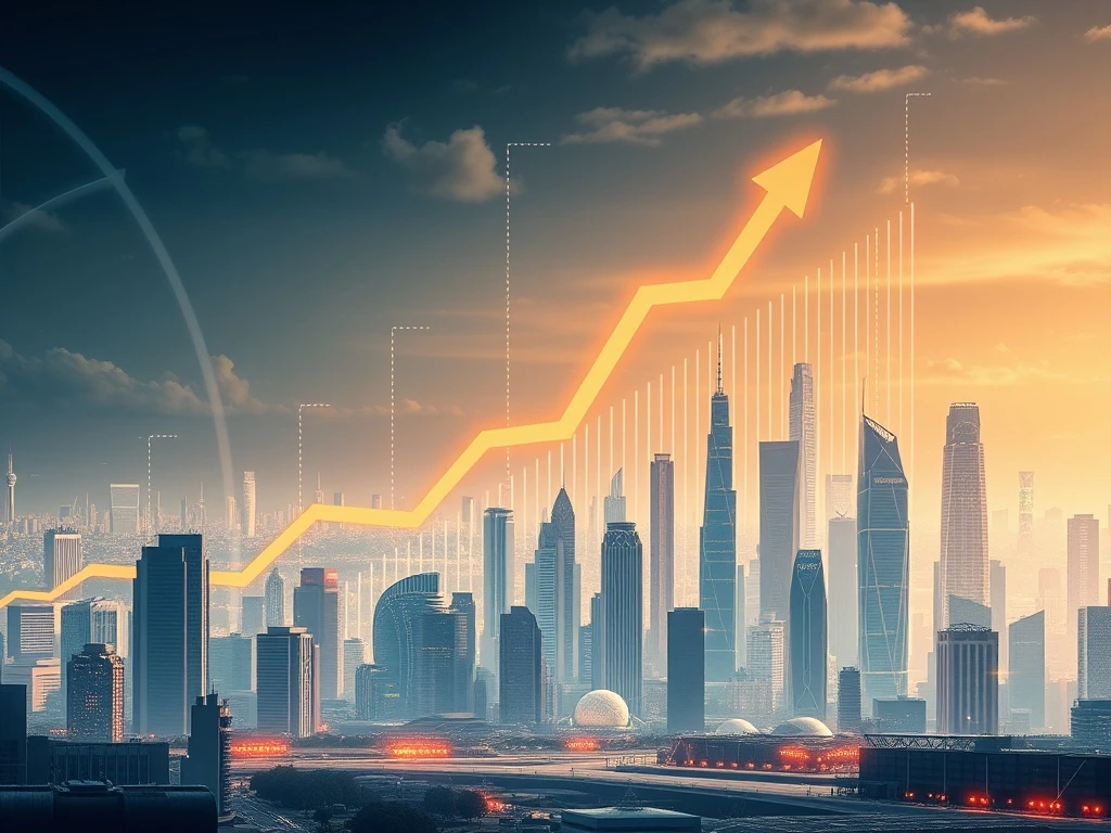 Charts showing a significant Bitcoin price surge, indicating strong institutional Bitcoin adoption and market growth.