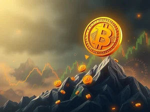 Chart showing Bitcoin's strong market dominance and upward trend, symbolizing the potential for a significant Bitcoin rally.