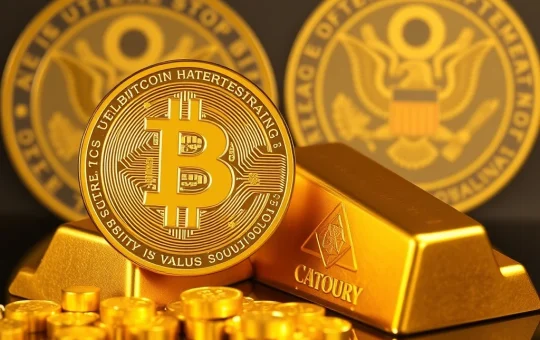 Bitcoin as a digital store of value compared to gold by the U.S. Treasury