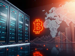 Visualizing institutional confidence in Bitcoin as a strategic reserve asset transforming global portfolios.