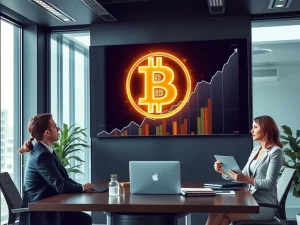 Visualizing the monumental surge in Bitcoin treasury strategy, with corporate entities accumulating significant Bitcoin holdings.