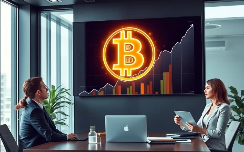 Visualizing the monumental surge in Bitcoin treasury strategy, with corporate entities accumulating significant Bitcoin holdings.
