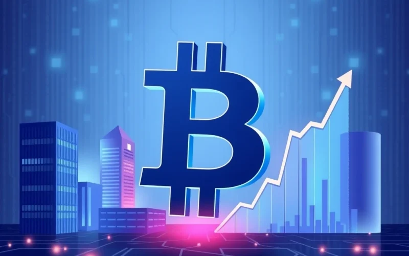 A visual representation of significant Bitcoin treasury holdings growth, highlighting institutional Bitcoin adoption.