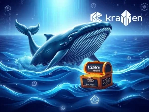 Bitcoin whale's massive 1,368x return transfer to Kraken exchange