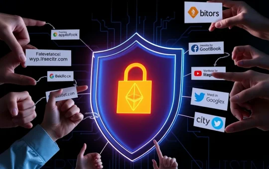 Digital shield protecting against Bitdeer scams and phishing attacks, symbolizing robust cryptocurrency security measures.