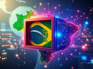 BitGo Brazil expansion image showing institutional crypto infrastructure connecting traditional finance with digital assets.