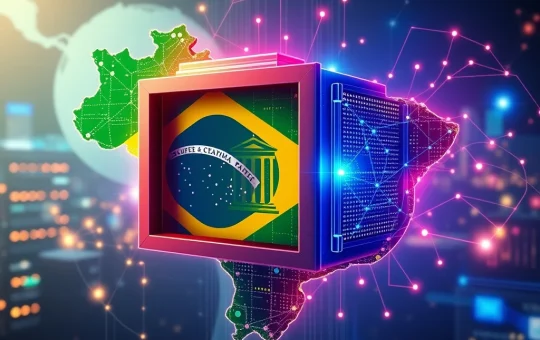 BitGo Brazil expansion image showing institutional crypto infrastructure connecting traditional finance with digital assets.