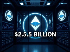 Visualizing Bitmine Immersion's strategic $2.5 billion expansion of Ethereum holdings, reflecting strong institutional confidence in ETH.