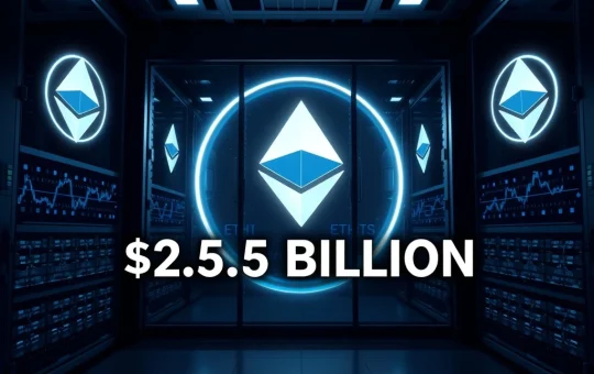 Visualizing Bitmine Immersion's strategic $2.5 billion expansion of Ethereum holdings, reflecting strong institutional confidence in ETH.