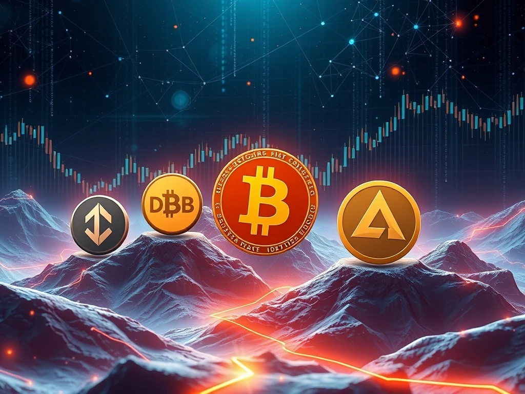 BlockDAG, BNB, DOGE, and AVAX cryptocurrencies showing explosive growth in 2025