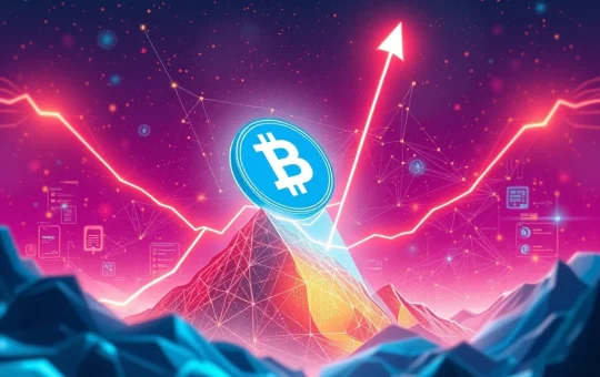 Visualizing BlockDAG's explosive growth and success in crypto mining, highlighting its unique DAG technology.