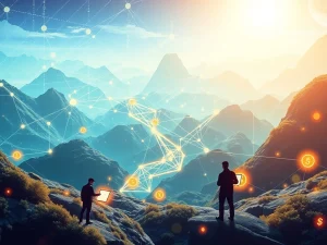 A visual representation of BlockDAG's rapid growth and innovation, highlighting its successful crypto presale and thriving ecosystem.