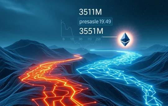 BlockDAG's rapid growth and Ethereum compatibility challenging Cardano for blockchain adoption, highlighting a successful crypto presale.