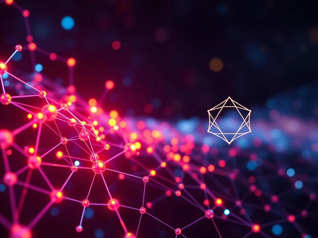 BlockDAG's innovative no-vesting model depicted as a rapidly expanding, vibrant network, contrasting with a slower, struggling Cardano price chart.