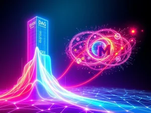 A visual comparison highlighting the impressive BlockDAG presale success with significant funds raised, contrasted with Nexchain AI's promising but unproven hype.