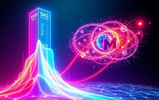 A visual comparison highlighting the impressive BlockDAG presale success with significant funds raised, contrasted with Nexchain AI's promising but unproven hype.