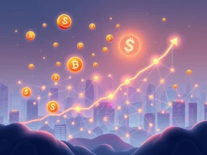 A visual representation of BlockDAG's record-breaking presale, showcasing its impressive growth and high ROI potential for investors.