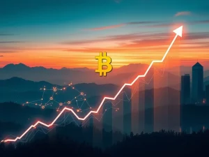 Chart showing BNB's price surge, symbolizing its phenomenal growth driven by DEX dominance and institutional backing.