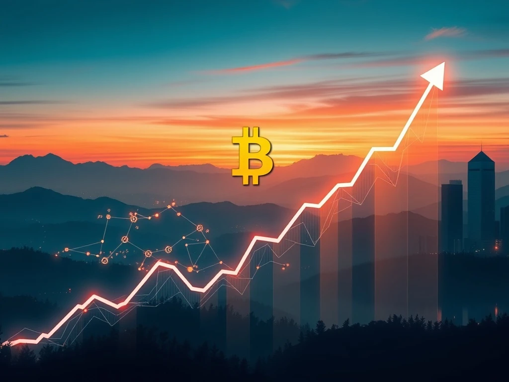 Chart showing BNB's price surge, symbolizing its phenomenal growth driven by DEX dominance and institutional backing.
