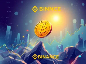 BNB price chart showing a significant surge, symbolizing the impact of institutional crypto investment on Binance Coin's recent all-time high.