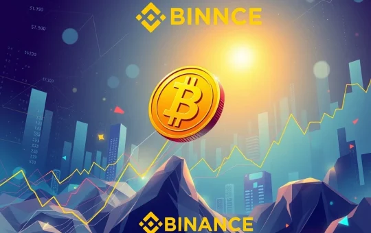 BNB price chart showing a significant surge, symbolizing the impact of institutional crypto investment on Binance Coin's recent all-time high.