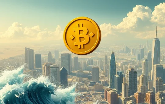 A digital visualization representing the BNB record high surge and its impact on crypto liquidations, driven by growing institutional demand.