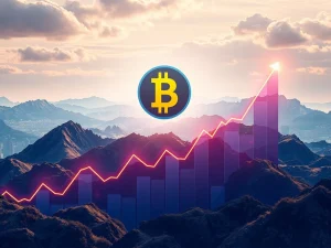 BNB token soaring on a digital chart, symbolizing the record-breaking cryptocurrency price surge fueled by Binance's growth.