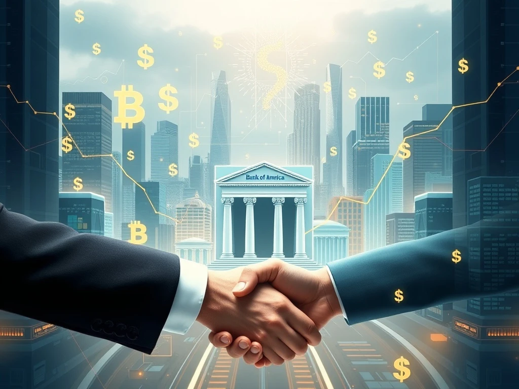 Illustrates the monumental BofA stablecoin surge driven by institutional adoption and regulatory clarity in digital finance.