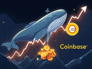 A visual representation of the BONK token's price drop following a large whale transfer, illustrating crypto market volatility.
