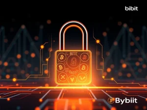 Illustrates Bybit's new off-exchange custody system, enhancing institutional crypto security and reducing counterparty risk.