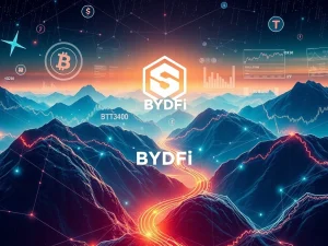 BYDFi xStocks integration visually represents on-chain equity trading, bridging traditional finance with blockchain for real-world assets.