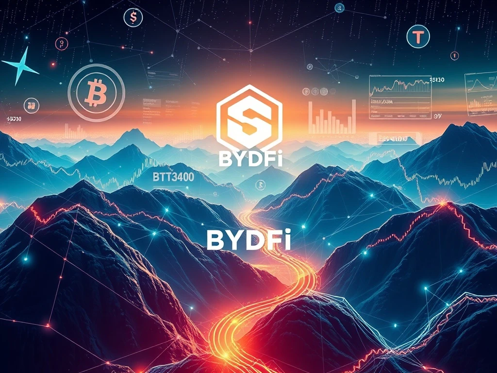 BYDFi xStocks integration visually represents on-chain equity trading, bridging traditional finance with blockchain for real-world assets.